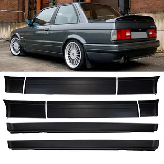 Sport Seitenschweller Kit + Planken + Leisten kompatibel für BMW E30 M Technik II Coupe ab 1982-1994 DM Autoteile 1015