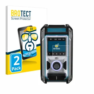 BROTECT (2 Stück Schutzfolie für Makita DMR115 Displayschutz Folie Ultra-Klar