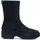 FitFlop Damen F-luma Stretch Suede Demi-wedge Mid-calf Boots Stiefelette, Schwarz, 40 EU