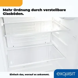 GGV Exquisit KS85-VU-090E Kühlschrank (75 l, 843 mm hoch, Weiß)