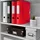 Leitz Ordner rot Kunststoff 8,2 cm DIN A4