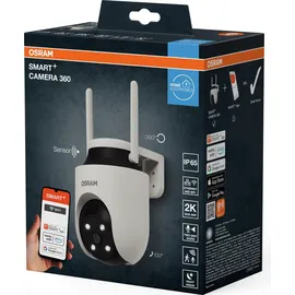 Osram SMART+ Außenkamera 360° Weiß