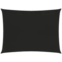 VidaXL Sonnensegel 160 g/m2 Schwarz 5x6 m HDPE