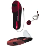 Lenz Heat 2.0 Sohle, schwarz/rot zuschneidbar