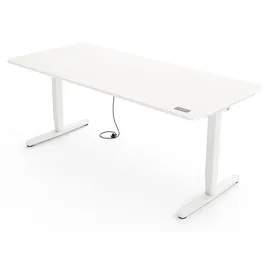 Yaasa Schreibtisch Desk Pro 200 x 80 cm Weiß/Weiß