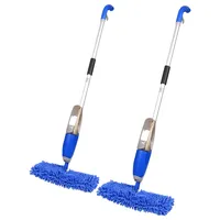 Sichler Haushaltsgeräte 2er-Set Nass-Trocken-Bodenwischer, Sprühfunktion, 700ml Wassertank