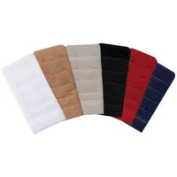 Miss Perfect BH-Verlängerung W2G50540-63, 1, 2, 3 oder 4 Haken und softer Plüschrückseite im 4er- oder 6er-Set bunt 6er-Set mit 2 Haken (3.8 cm breit)