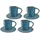 LEONARDO Matera Espressotassen 8er Set Blau