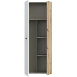 Forte NET306 Mehrzweckschrank 68,7 x 181,1 x 36,5 cm Braun