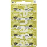 RENATA X703815 MP-E Silberoxid-Knopfzelle 362 24 mAh 1,55 V, 10 Stück