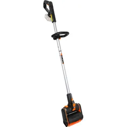 Akku-Fugenbürste WORX "Multi-Bürste WG441E.93", orange (schwarz), Elektroreinigungsbürsten, für Stein, Holz und zur Unkrautentfernung, ohne Akku und Ladegerät