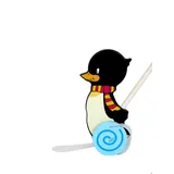 Hess Spielzeug Hess Holzspielzeug Schiebetier "Pinguin Konrad" in Bunt | Gr.: onesize
