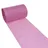 Deko AS GmbH DEKO AS Shabby Chic Leinenoptik Tischläufer, Polyester geruchsneutral, Rosa, 20 cm x 5 m