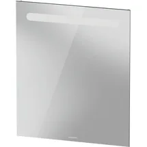 Duravit No.1 Spiegel, mit LED-Beleuchtung, 600x35x700mm, Netzanschluss, N17951000000000