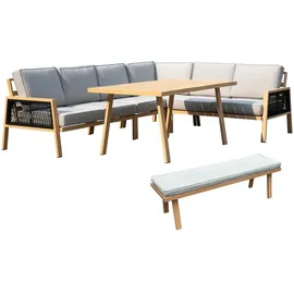 Greemotion Monaco Loungeset Beige/Grau