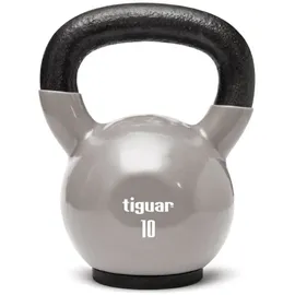 tiguar Kettlebell 10 kg silber