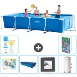 Rechteckiger Frame Pool - 450x220x84 Cm - 7-teilig  S11