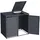 plats® Mülltonnenbox 132 x 80 x 116 cm grau