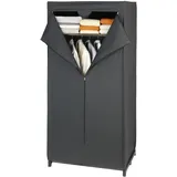 Wenko Kleiderschrank Deep Black 75 x 160 x 50 cm Schwarz