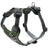Hunter Divo Hundegeschirr Grün/Grau L-XL