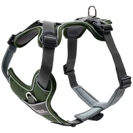Hunter Divo Hundegeschirr Grün/Grau L-XL