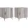 vidaXL Nachtschrank 2 Stk. 40 x 40 x 50 cm Grau