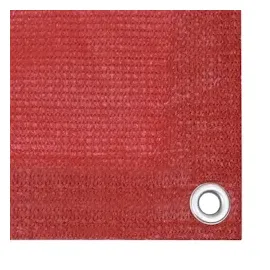 vidaXL Balkon-Sichtschutz Rot 90x500 cm HDPE