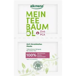 Alkmene Mein Teebaumöl Anti-unreinheiten Maske 2X7 ml