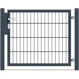 deutsche zauntechnik Drehflügeltor 100 x 80 cm Anthrazitgrau/Stahl