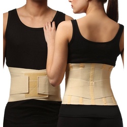 Tonus Elast Rückenbandage Rückenbandage Rücken Stütze Bandage Schienen Bänder Lendenwirbelsäule 0012-01, Elastisch 3-XL-89-99 cm