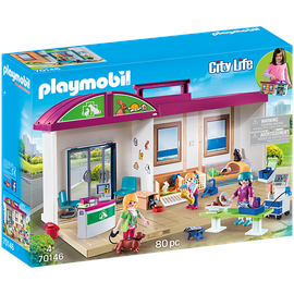 Playmobil City Life Mitnehm-Tierklinik 70146