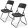 Sekey Campingstuhl Set Schwarz