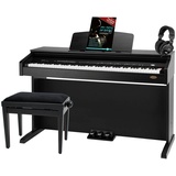 Classic Cantabile DP-210 SM E-Piano schwarz matt Set inkl. Bank, Kopfhörer Schule