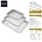 Wildone Backblech mit Gitter-Set 40,6 x 30,5 x 22,9 cm
