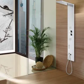 Bossini Manhattan Duschpaneel mit Thermostatarmatur L00897000030008