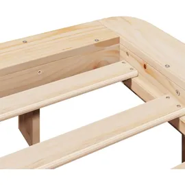 vidaXL Massivholzbett ohne Matratze 180x200 Kiefernholz