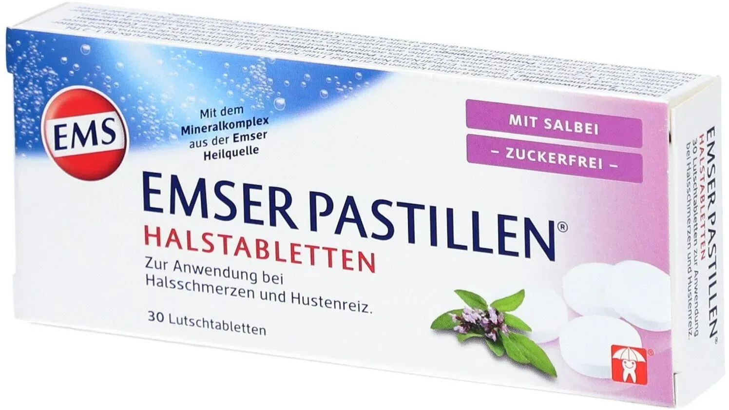 Emser Pastillen mit Salbei zuckerfrei