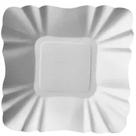 Papstar Schalen eckig 9 cm x 9 cm x 3 cm 250 St. Weiß