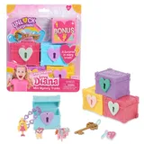 JP Love Diana LVE03000 Set mit 4 Truhen Mini Mystery Trunks, Mehrfarbig, one Size