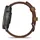 Garmin Venu 4 45 mm Schwarz/Schiefergrau Leder Armband Dunkelbraun