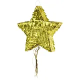 Piñata Stern in Gold 44,5x42,5x9cm Partyzubehör