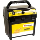 horizont Weidezaungerät 9V 12V, ranger AN2000 Weidezaungerät 230V, 2,7 Joule, 14000 Volt, Weidezaungerät, für Netzstrom, Batterie, Akku, Dualgerät für gehobene Ansprüche, trockene Bedingungen