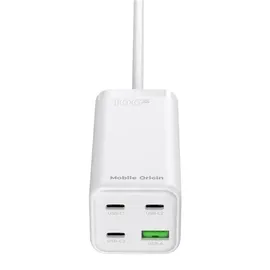 mobile origin GaN 100W Compact MultiHub Charger PW18 with 3x USB-C + USB-A