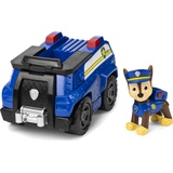 PAW PATROL 6054967, Chase’s Vehicle with Collectible Figure, for Kids Aged 3 Years and Over, Chase's Patrol Cruiser Fahrzeug mit Sammelfigur, für Kinder ab 3 Jahren, Mehrfarbig