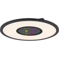 Just light. LED Deckenleuchte schwarz CCT RGB, dimmbar Memoryfunktion