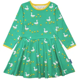 Toby Tiger Kleid in Grün/ Gelb/ Weiß | Gr.: 104