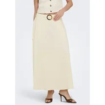 Jdy Maxirock Damen Meliert Beige 36