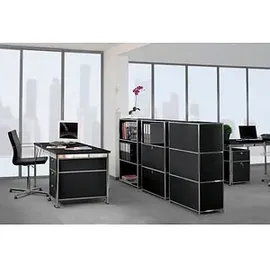 Viasit Sideboard System4, 82859 schwarz 227,9 x 40,4 x 118,2 cm