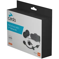 Cardo Packtalk Neo/Custom JBL Tweede helm uitbreidingsset, zwart, Eén maat Voorman