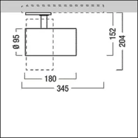 zumtobel VIV2 M2400 3-flg. weiß Kunststoff